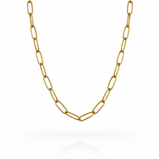 4.5mm | Gold | Paperclip Link Chain