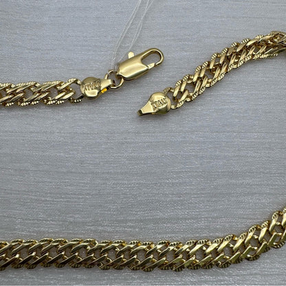 Gold Vera Link Necklace Chain Italy