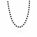 3.5mm Gold & Black Beaded Ball Link Chain