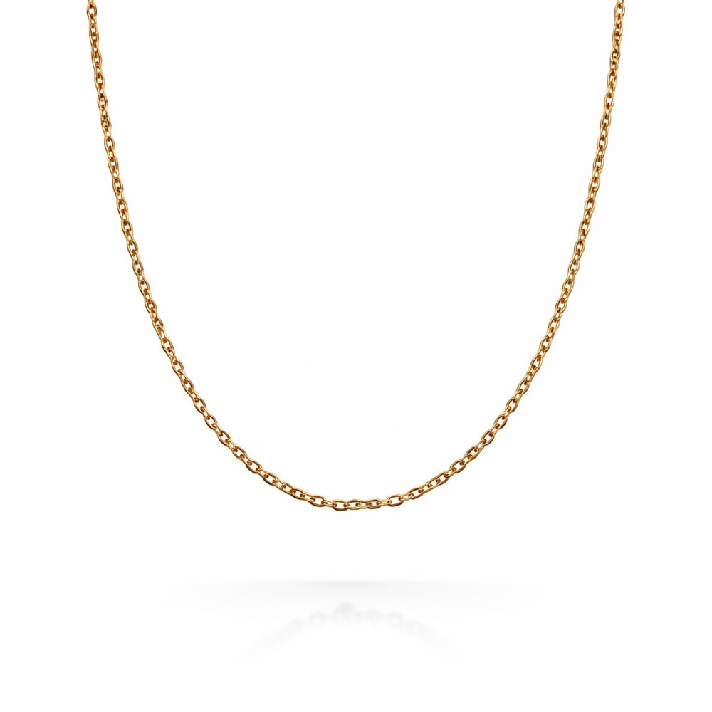 Rose Gold Rolo Link Chain