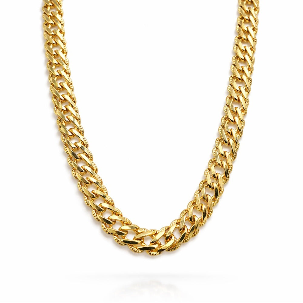 Gold Vera Link Necklace Chain Italy