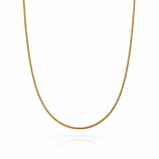 1mm | Gold | Snake Rope Link Chain