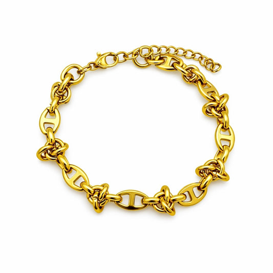 Knotted Mariner Link Bracelet