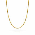 1mm Gold Stainless Steel Ball Link Chain