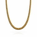 3mm Gold Stainless Steel Wheat Chain