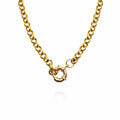 6mm Gold Stainless Steel Spring Clasp Cable Link Chain