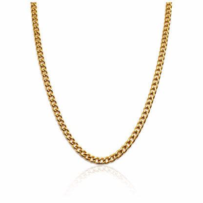 2.5mm | Gold | Curb Link Chain