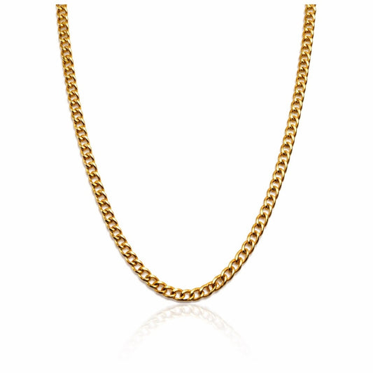 2.5mm | Gold | Curb Link Chain