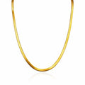 2mm Gold Stainless Steel Herringbone Link Chain