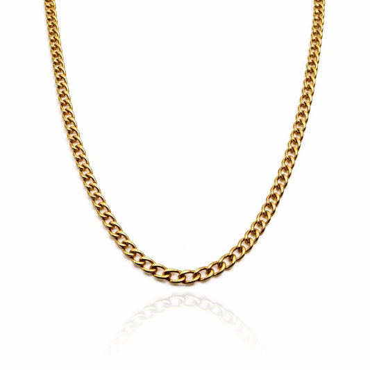 2mm | Gold | Curb Link Chain