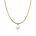 1mm Gold Stainless Steel Star Charm Rope Link Chain