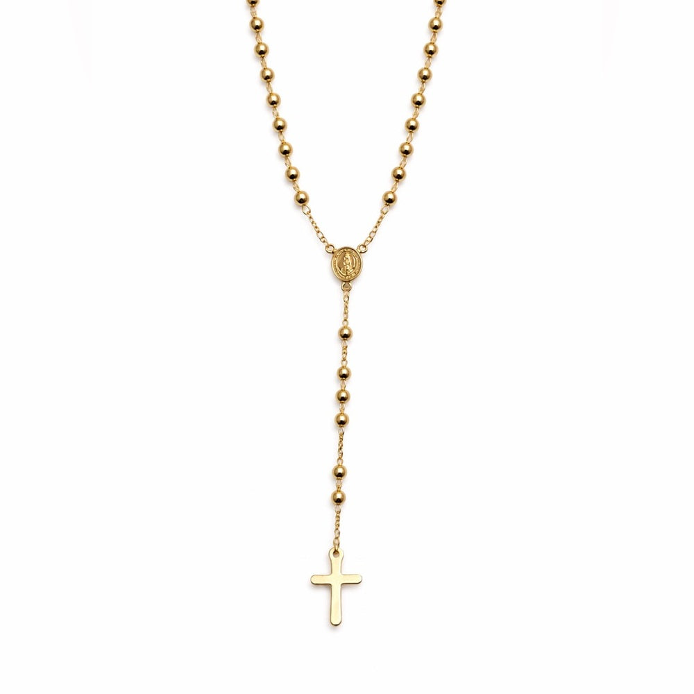 4mm Gold Stainless Steel Rosary Link Chain