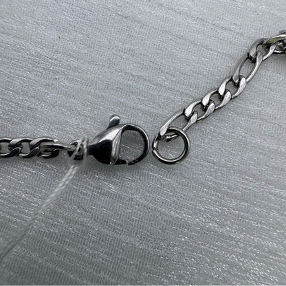 2.5mm | Silver | Figaro Link Chain