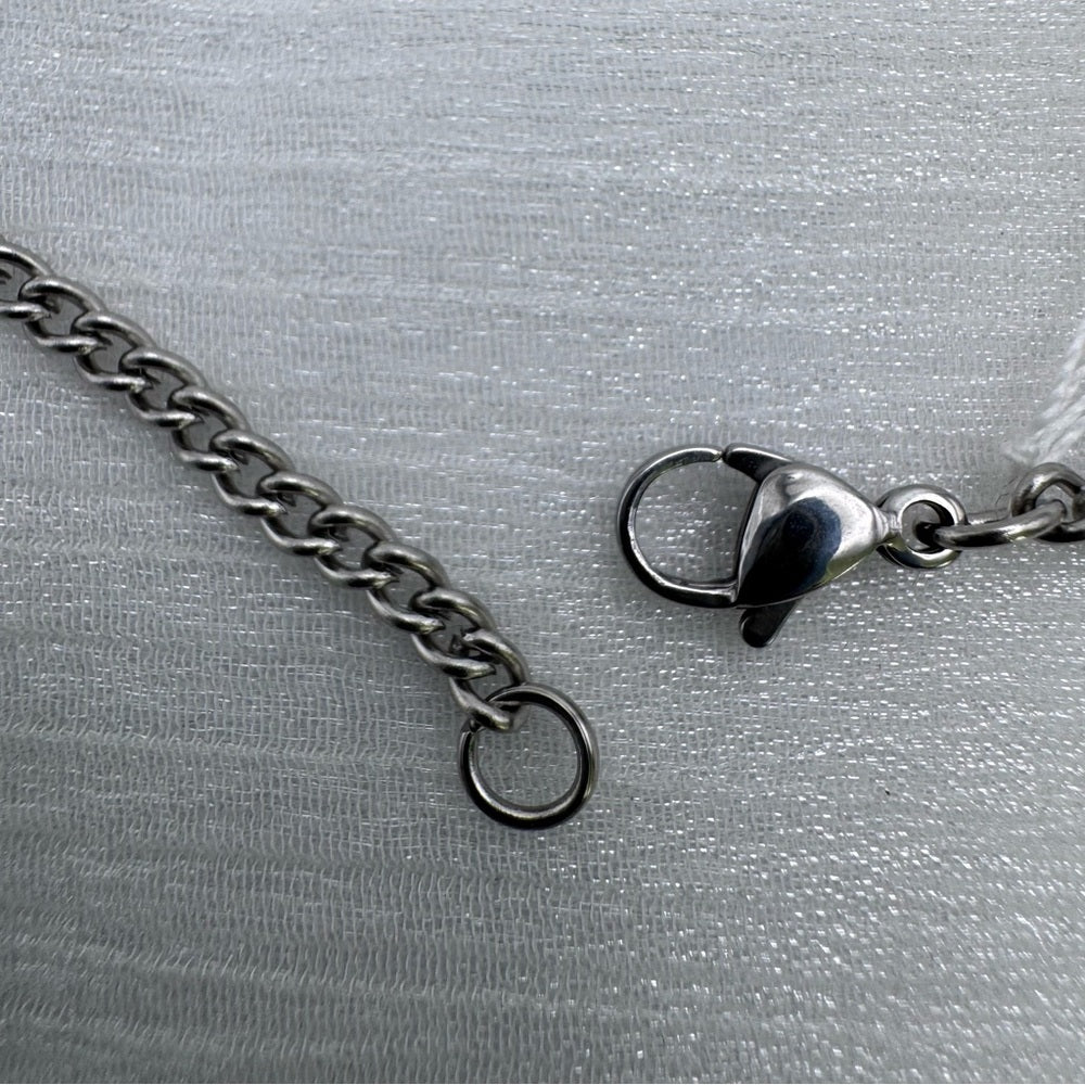 2.5mm Silver Curb Link Chain