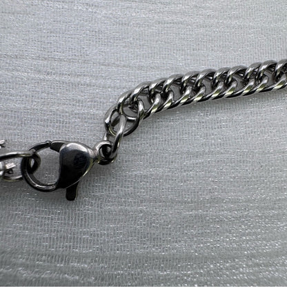 3.8mm | Silver | Double Curb Link Chain