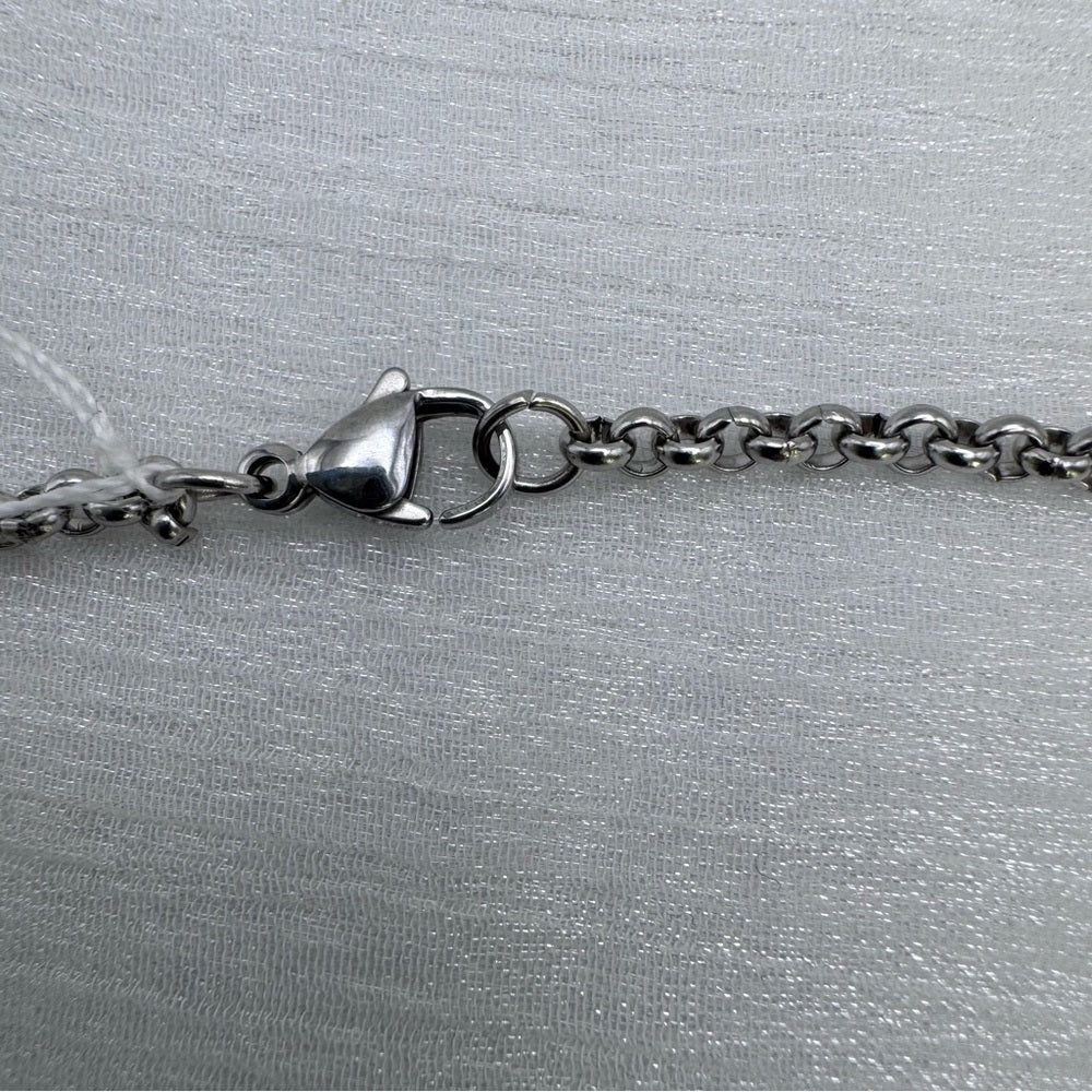 3mm Silver Rolo Link Chain