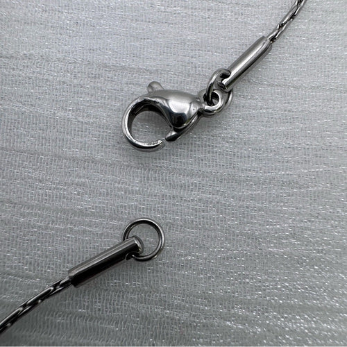 .8mm Silver Elongated Box Link Chain