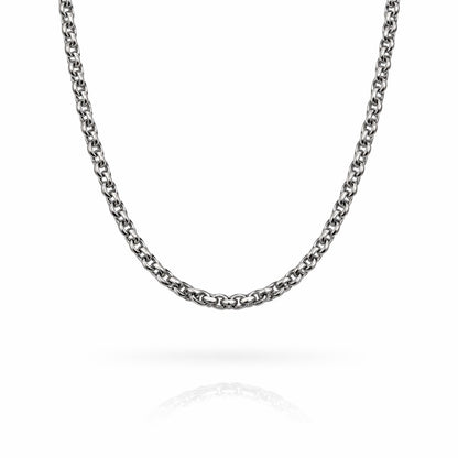 3mm | Silver | Rolo Link Chain