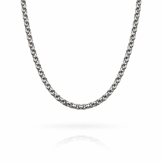 3mm | Silver | Rolo Link Chain