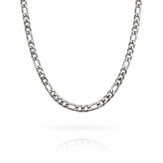 2.5mm | Silver | Figaro Link Chain