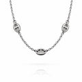3mm Silver Mariner link Chain w/Toggle Clasp