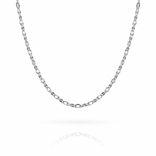 2mm | Silver | Marquise Link Chain