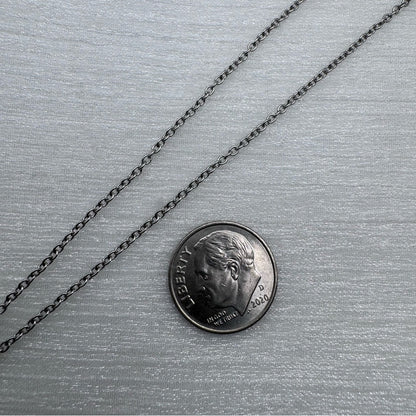 1.5mm | Silver | Cable Link Chain