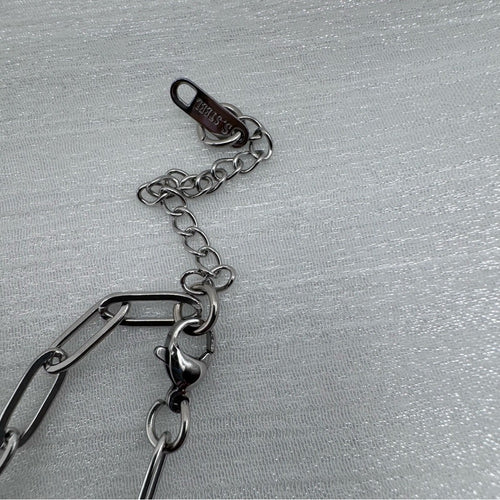 4.5mm Silver Stainless Steel Paperclip Chain