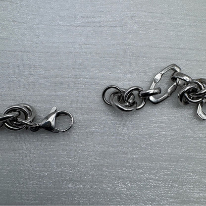 6mm | Silver | Barbed Wire Link Chain