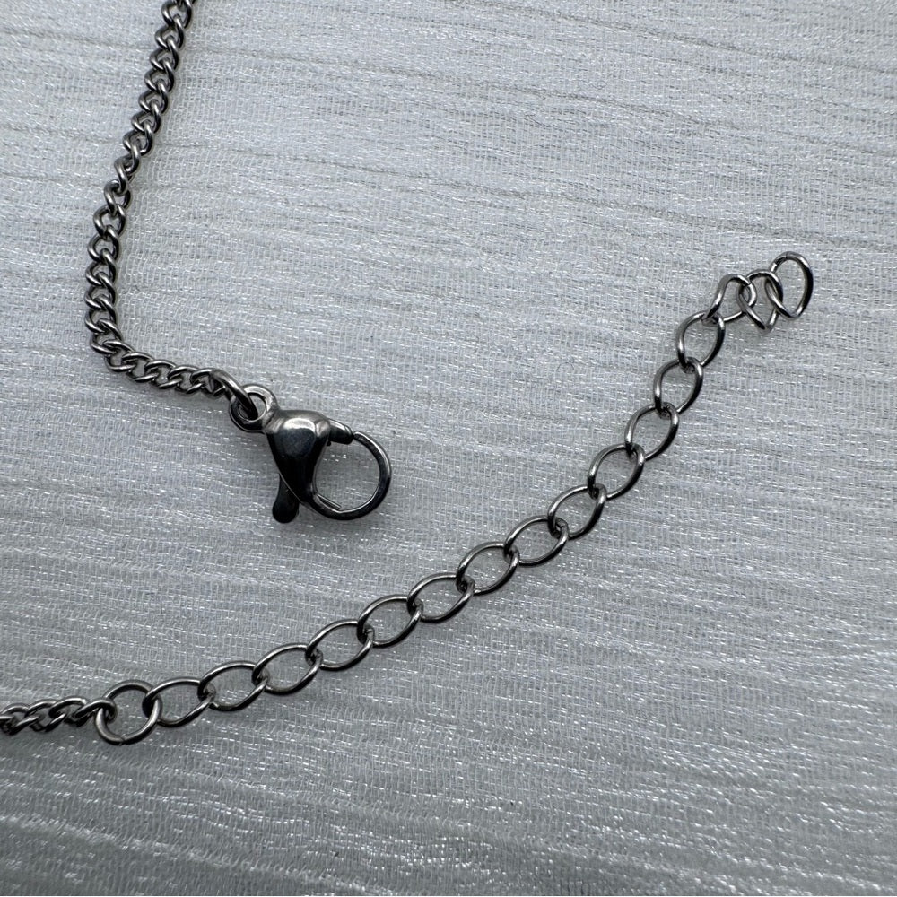 1.5mm Silver Curb Chain