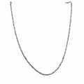 1mm Silver Bar and Ball Link Chain