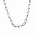 4.5mm Silver Stainless Steel Paperclip Chain