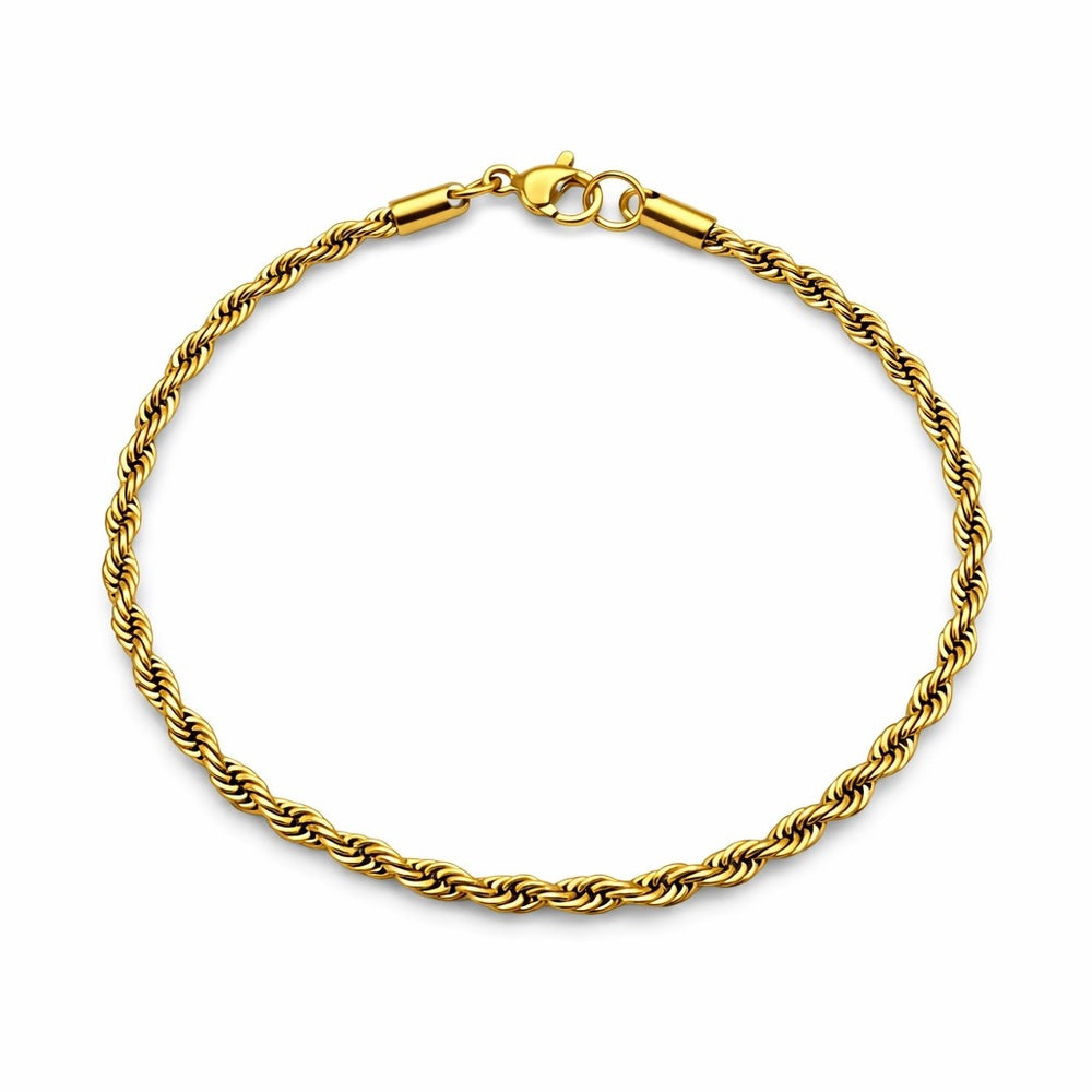 2mm | Gold | Rope Chain Bracelet