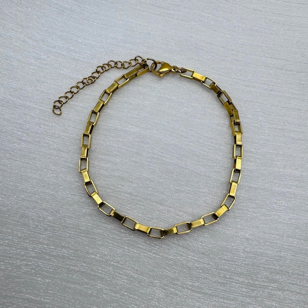4mm Gold Charlie Bracelet