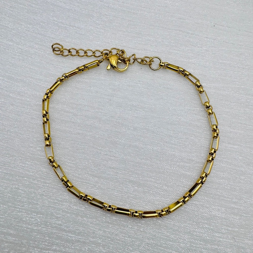 2mm Gold Bella Chain Bracelet