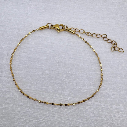 1.5mm | Gold | Mia Chain Bracelet