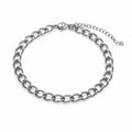 5mm Silver Cuban Chain Bracelet