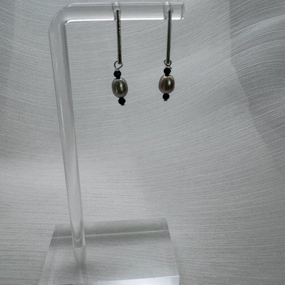 P1412 S925 Freshwater Pearl Stud Earrings