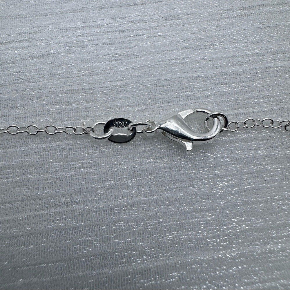 L983 S925 Freshwater Pearl Lariat Necklace