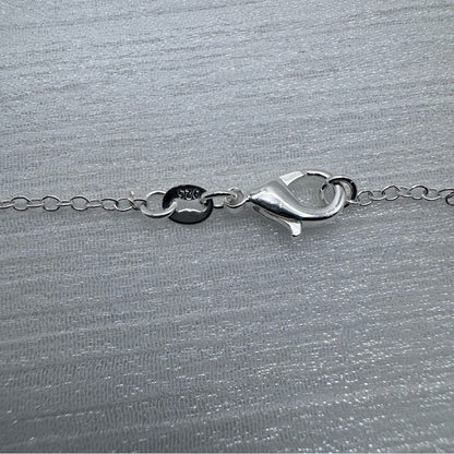 L983 S925 Freshwater Pearl Lariat Necklace