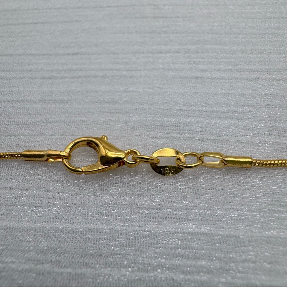 N1151 S925 Moonstone Snake Chain Necklace