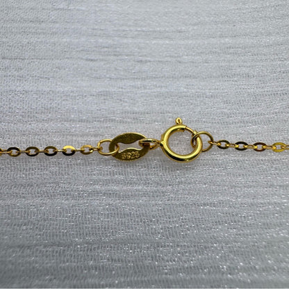 N1165 S925 Rainbow Tourmaline Lariat Necklace