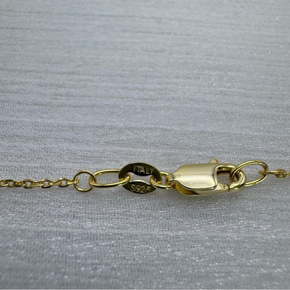 N2001 S925 Labradorite Chain Necklace