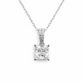 1.2 CT Moissanite Princess Cut Diamond Pendant