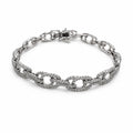 Crystal Pavé Link Tennis Bracelet