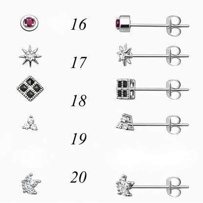 Pushbacks | Silver | S925 | AAA