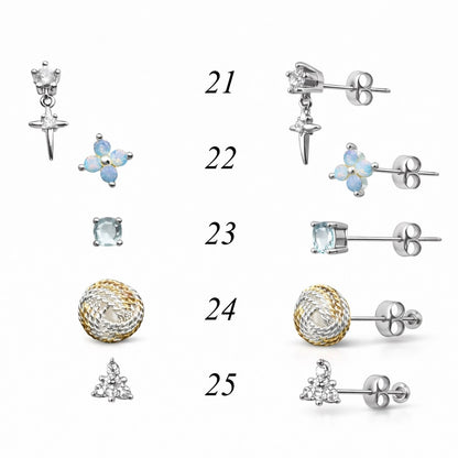 Pushbacks | Silver | S925 | AAA