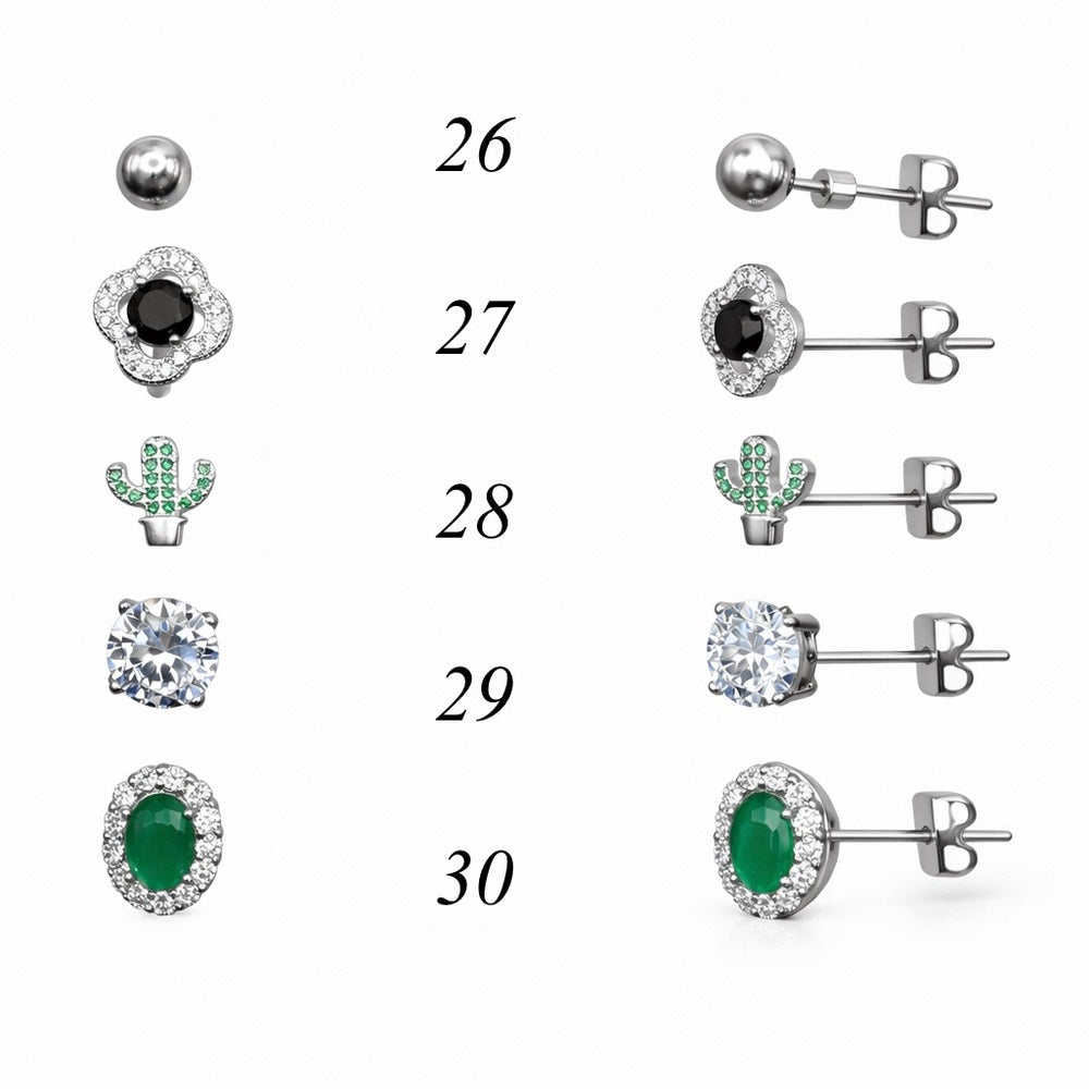 Pushbacks | Silver | S925 | AAA