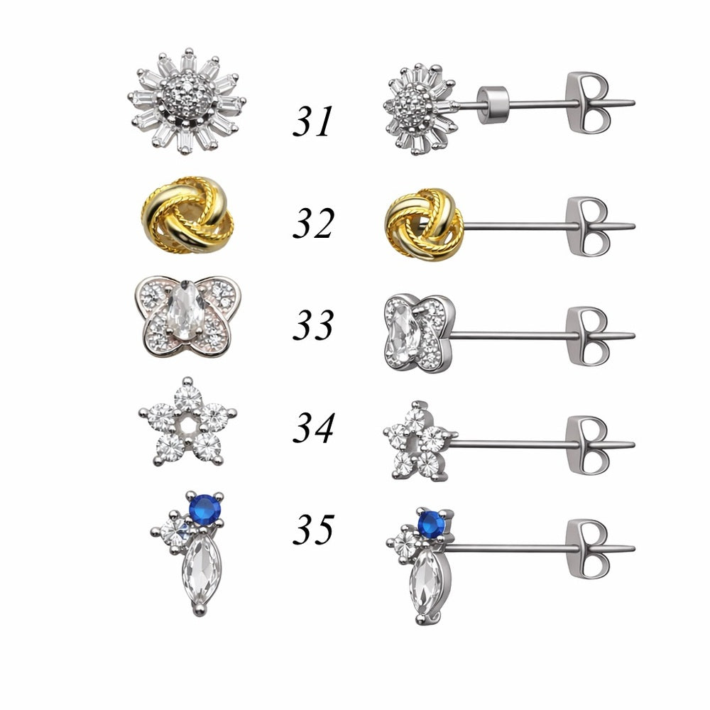 Pushbacks | Silver | S925 | AAA