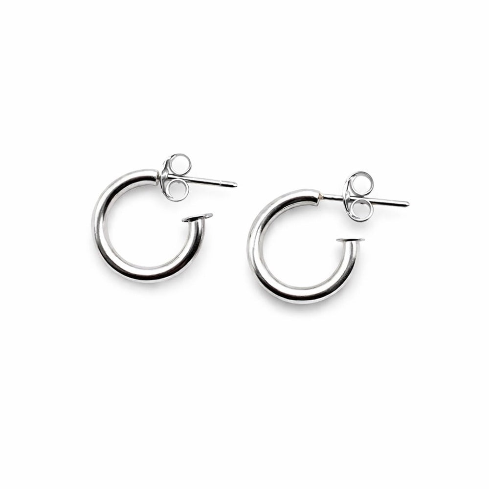 Hoop Earrings Sterling Silver